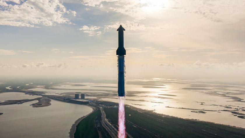 SpaceX's Starship megarocket launches on the vehicle's 10th flight test, on Aug. 26, 2025.